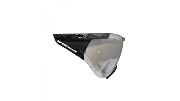 Casco Speedmask Carbonic kypärän maski- Kirkas/ Musta reuna
