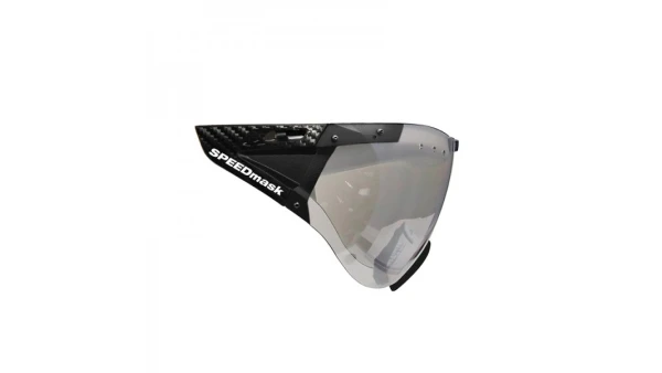 Casco Speedmask Carbonic kypärän maski- Kirkas/ Musta reuna
