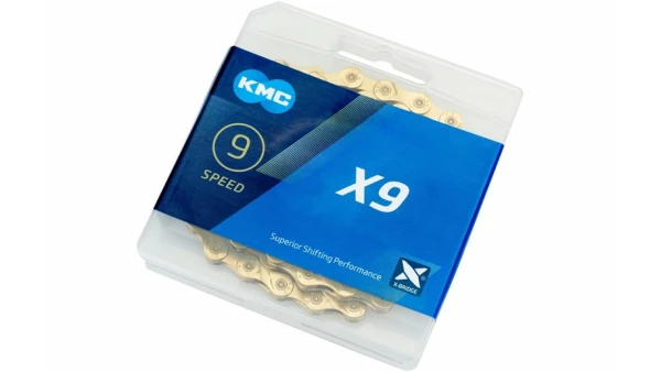 KMC X9 Gold ketju 9V