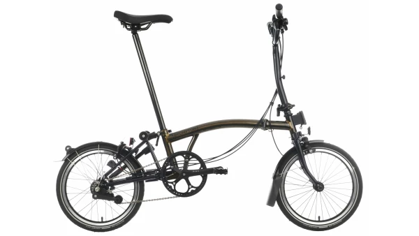 Brompton taittopyörä C line Explore Black Lacquer Mid