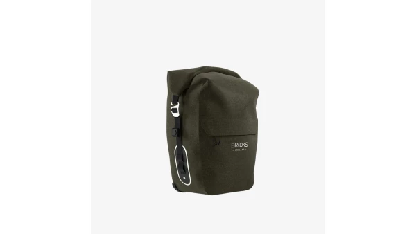 Brooks Scape Pannier Large Sivulaukku Mud Green - Vihreรค