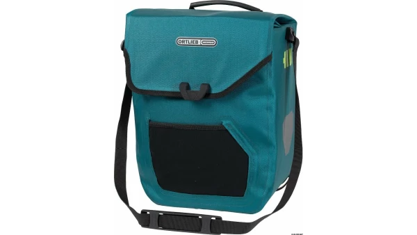 Ortlieb E-mate sähköpyörän sivulaukku turkoosi