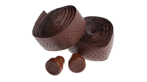 BLB nahkainen tankonauha ilmarei´illä - tumman ruskea