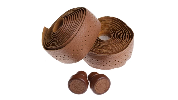 BLB nahkainen tankonauha ilmarei´illä - vaalean ruskea