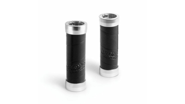 Brooks Slender nahkaiset gripit-Musta 130-130