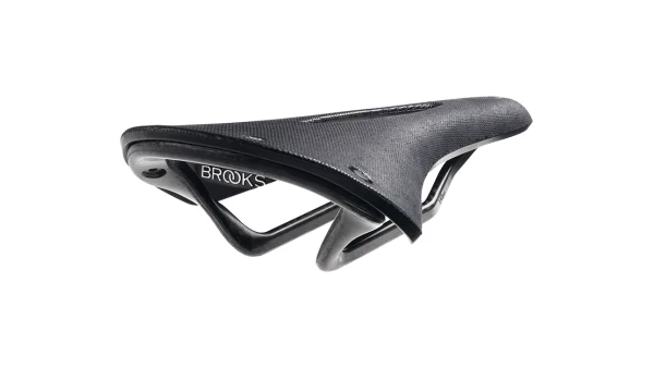 Brooks Cambium C13 carved satula - Musta - Hiilikuitu