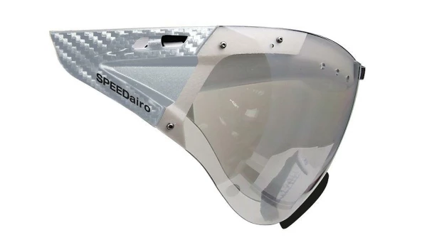 Casco Speedmask Carbonic kypärän maski- Kirkas/ Valkoinen reuna