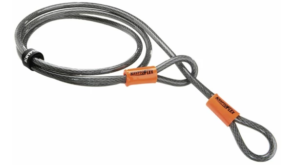 Kryptonite 410 teräsvaijeri lukkoon 120cm
