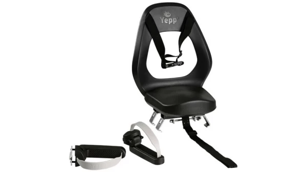Yepp Junior Budget - Musta lasten istuin tavaratelineelle