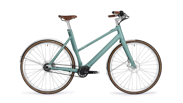 Schindelhauer Antonia hihnavetoinen sähköpyörä Pinion 6spd X35