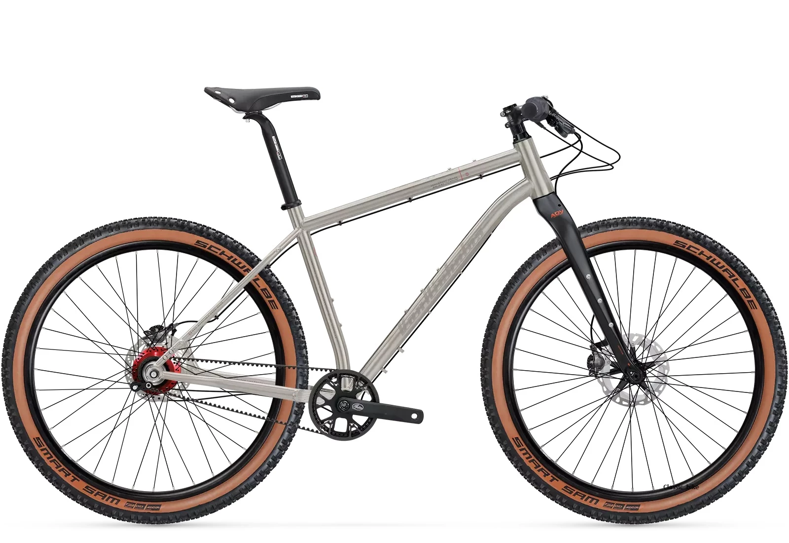 Van Nicholas Nootau Rohloff titaanirunkoinen gravelpyörä