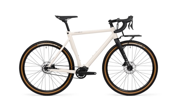 Schindelhauer Wilhelm Rohloff Hihnavetoinen gravelpyörä Cream White