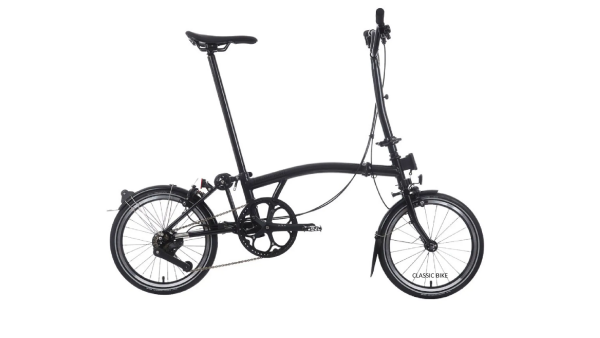 Brompton Taittopyörä P Line Urban Black Metallic High