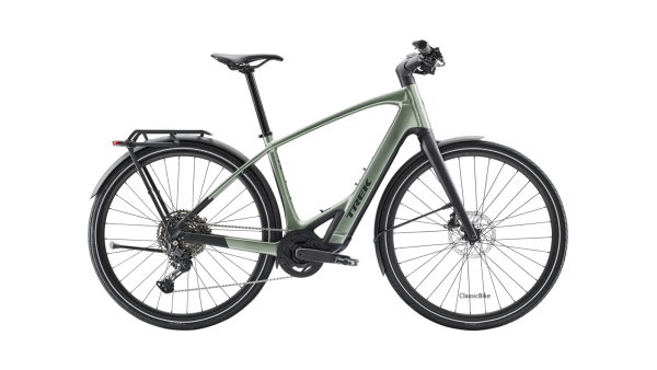 Trek FX+7 Sähköavusteinen Hybridipyörä Lichen