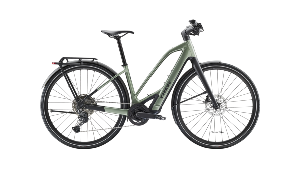 Trek FX+7 Midstep Sähköavusteinen Hybridipyörä Lichen