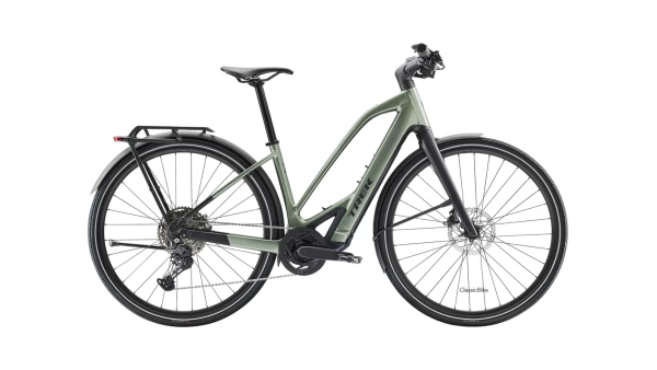 Trek FX+7 Midstep Sähköavusteinen Hybridipyörä Lichen