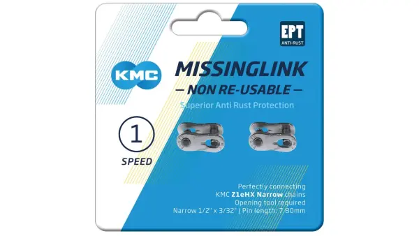 KMC Missinglink EPT Z1eHX narrow ketjuliitin 1v