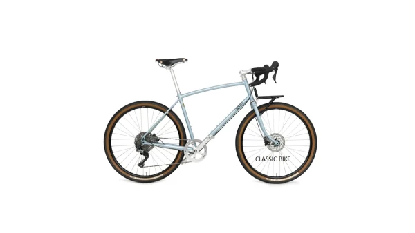 Pashley Prospero Polar Blue teräsrunkoinen gravelpyörä