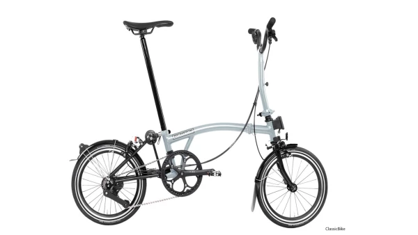 Brompton taittopyörä P Line Urban Lunar Ice Mid