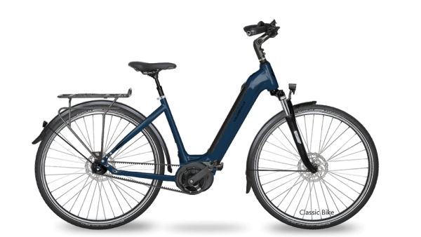 Velo de Ville AEB 890 Pure hihnavetoinen sähköpyörä - Night Blue Gloss