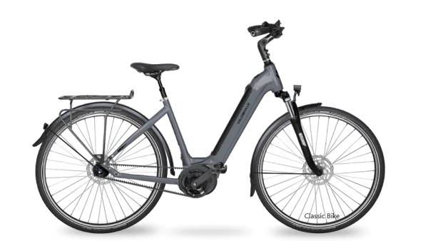 Velo de Ville AEB 890 Pure hihnavetoinen sähköpyörä - Stone Basalt Gloss