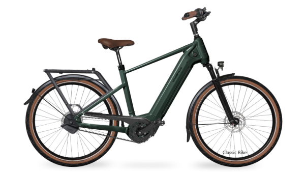 Velo de Ville SEB 890 Pro hihnavetoinen sähköpyörä - Emerald Green Gloss
