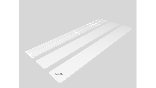 Zefal Skin Armor rungon suojateippi - läpinäkyvä matta