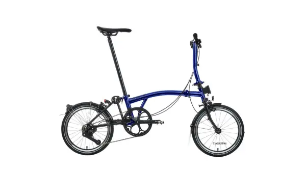 Brompton Taittopyörä P Line Explore 12 Bolt Blue Low