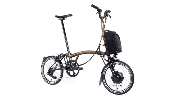 Brompton sähköavusteinen taittopyörä P Line 4speed Mid