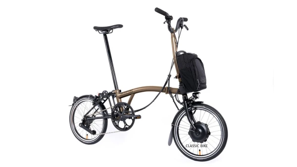 Brompton sähköavusteinen taittopyörä P Line 4speed Mid