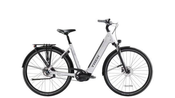 Trek District+ 4 N5 Lowstep 600Wh Hihnavetoinen Sähköpyörä