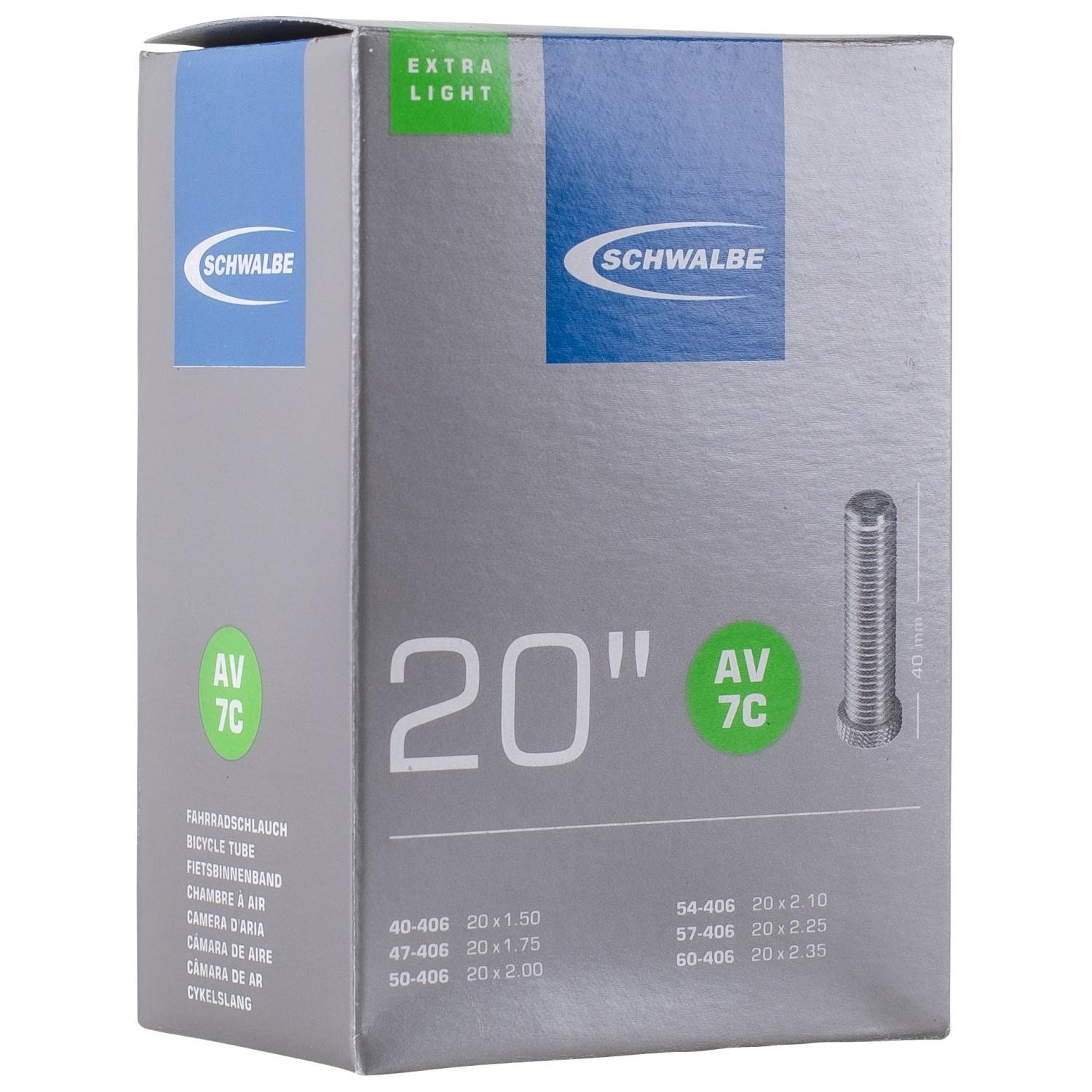 Schwalbe AV7C Polkupyörän sisärengas 20 40-60mm